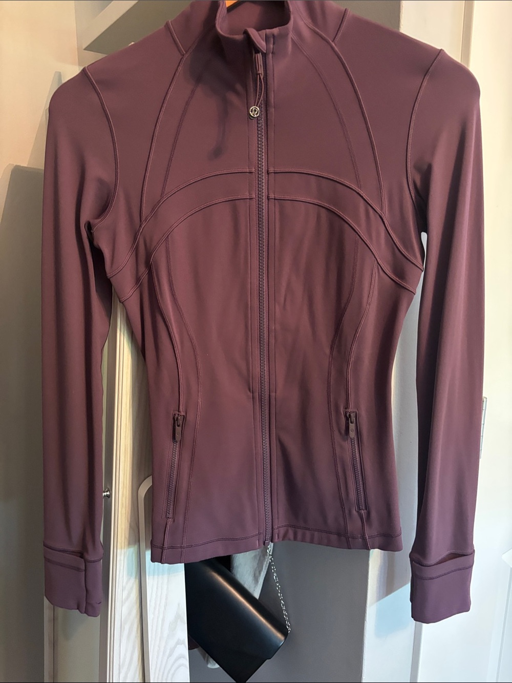 lululemon athletica Plum Full-Zip Athletic Jacket